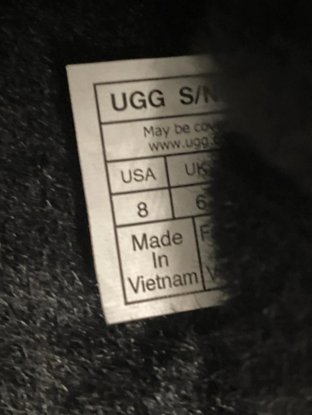 UGG Wmns Funkette Slipper 'Black' Shoes Size 8 Used Like New